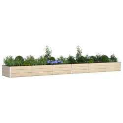 Jardinière Ivoire 580 x 100 x 45 cm Acier galvanisé 512266512266