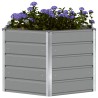 Jardinière Gris clair 129 x 129 x 75 cm Acier 512268512268