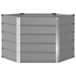 Jardinière Gris clair 129 x 129 x 75 cm Acier 512268512268