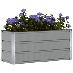 Jardinière Gris clair 100 x 40 x 45 cm Acier 512270512270