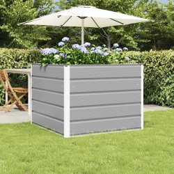 Jardinière Gris clair 100 x 100 x 75 cm Acier 512271512271