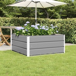 Jardinière Gris clair 100 x 100 x 45 cm Acier 512272512272