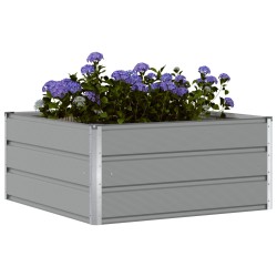 Jardinière Gris clair 100 x 100 x 45 cm Acier 512272512272