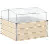 Jardinière Ivoire 100 x 100 x 77 cm Acier galvanisé 512273512273