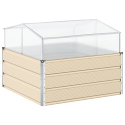 Jardinière Ivoire 100 x 100 x 77 cm Acier galvanisé 512273512273