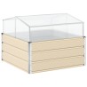 Jardinière Ivoire 100 x 100 x 77 cm Acier galvanisé 512273512273