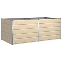 Jardinière Ivoire 195 x 100 x 75 cm Acier galvanisé 512275512275