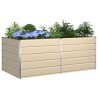 Jardinière Ivoire 195 x 100 x 75 cm Acier galvanisé 512275512275