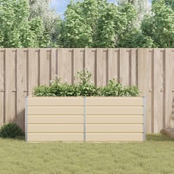 Jardinière Ivoire 195 x 100 x 75 cm Acier galvanisé 512275512275
