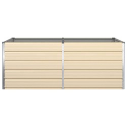 Jardinière Ivoire 195 x 100 x 75 cm Acier galvanisé 512275512275