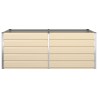 Jardinière Ivoire 195 x 100 x 75 cm Acier galvanisé 512275512275