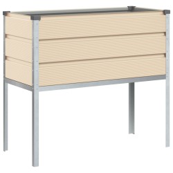 Jardinière Ivoire 100 x 45 x 90 cm Acier galvanisé 512276512276