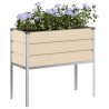 Jardinière Ivoire 100 x 45 x 90 cm Acier galvanisé 512276512276