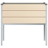 Jardinière Ivoire 100 x 45 x 90 cm Acier galvanisé 512276512276