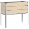 Jardinière Ivoire 100 x 45 x 90 cm Acier galvanisé 512276512276