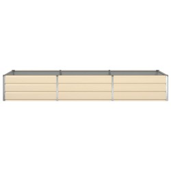 Jardinière Ivoire 290 x 100 x 45 cm Acier galvanisé 512277512277
