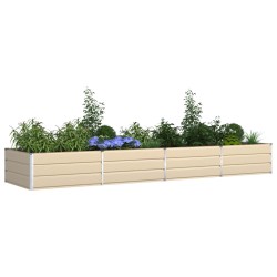 Jardinière Ivoire 385 x 100 x 45 cm Acier galvanisé 512279512279