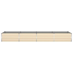Jardinière Ivoire 385 x 100 x 45 cm Acier galvanisé 512279512279