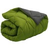 Duvet d'hiver Vert et Anthracite 135 x 220 cm Microfibre 512281512281