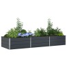 Jardinière Anthracite 290 x 100 x 45 cm Acier galvanisé 512282512282