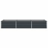 Jardinière Anthracite 290 x 100 x 45 cm Acier galvanisé 512282512282