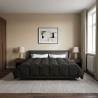 Duvet d'été simple Matelassé Anthracite 220 x 240 cm Microfibre 512285512285