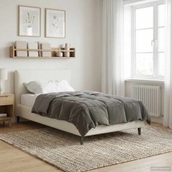 Duvet d'été simple Matelassé Gris clair 135 x 200 cm Microfibre 512286512286