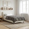 Duvet d'été simple Matelassé Gris clair 135 x 200 cm Microfibre 512286512286