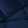 Duvet d'été simple Matelassé Bleu foncé 200 x 240 cm Microfibre 512306512306