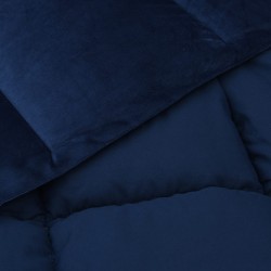 Duvet d'été simple Matelassé Bleu foncé 140 x 200 cm Microfibre 512307512307