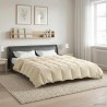 Duvet d'été simple Matelassé Crème 220 x 240 cm Microfibre 512310512310