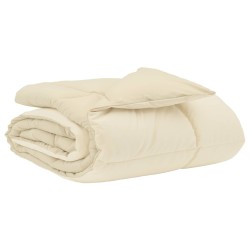 Duvet d'été simple Matelassé Crème 155 x 220 cm Microfibre 512311512311
