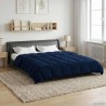 Duvet d'été simple Matelassé Bleu foncé 240 x 260 cm Microfibre 512312512312