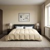 Duvet d'été simple Matelassé Crème 200 x 200 cm Microfibre 512317512317