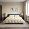 Duvet d'été simple Matelassé Crème 220 x 260 cm Microfibre 512319512319