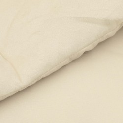 Duvet d'été simple Matelassé Crème 220 x 260 cm Microfibre 512319512319