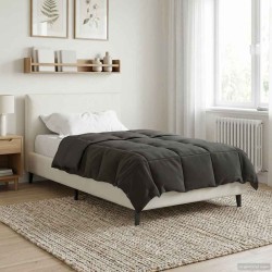 Duvet complet toute l'année Anthracite 135 x 200 cm Microfibre 512320512320