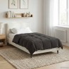 Duvet complet toute l'année Anthracite 140 x 200 cm Microfibre 512322512322