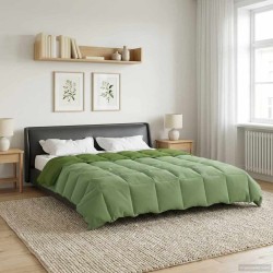 Duvet d'été simple Matelassé Vert 200 x 220 cm Microfibre 512325512325