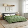 Duvet d'été simple Matelassé Vert 200 x 220 cm Microfibre 512325512325