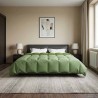 Duvet d'été simple Matelassé Vert 220 x 240 cm Microfibre 512326512326
