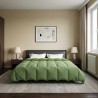 Duvet d'été simple Matelassé Vert 240 x 260 cm Microfibre 512328512328