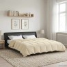 Duvet d'été simple Matelassé Crème 200 x 220 cm Microfibre 512331512331