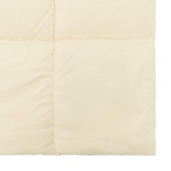 Duvet d'été simple Matelassé Crème 200 x 220 cm Microfibre 512331512331