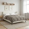 Duvet complet toute l'année Anthracite 155 x 200 cm Microfibre 512332512332