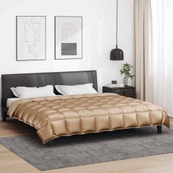 Duvet d'hiver Doré 200 x 220 cm Satin et Microfibre 512333512333
