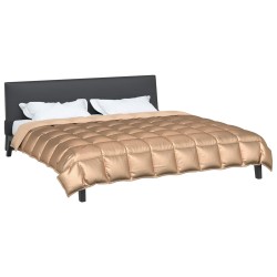 Duvet d'hiver Doré 200 x 220 cm Satin et Microfibre 512333512333