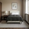 Duvet d'été simple Matelassé Anthracite 155 x 220 cm Microfibre 512335512335