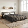 Duvet d'été simple Matelassé Anthracite 200 x 220 cm Microfibre 512338512338