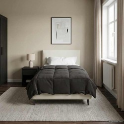 Duvet d'été simple Matelassé Anthracite 140 x 220 cm Microfibre 512339512339